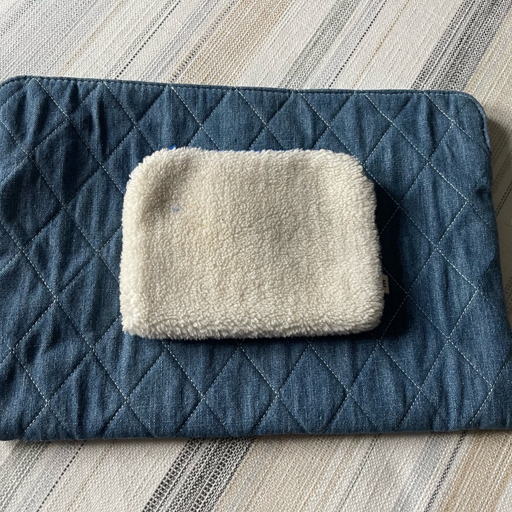 American Eagle Outfitters Blue and Cream Accent Furniture Covers